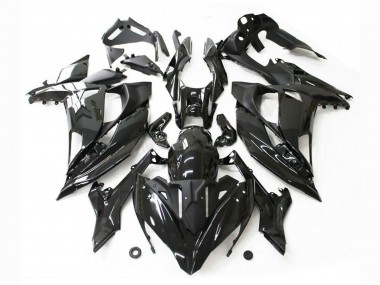 Preisgünstige Kawasaki Ninja 650 EX650 Motorrad Verkleidung 2017-2019 - Glanzendes Schwarz