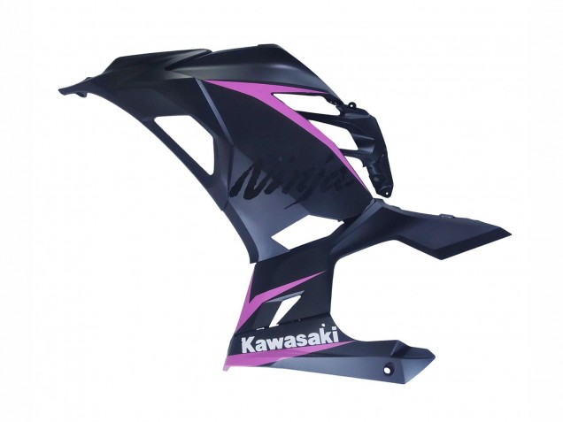 Preisgünstige Kawasaki Ninja 400 Motorrad Verkleidung 2018-2024 - Matt Schwarz Rosa