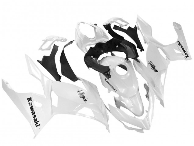 Preisgünstige Kawasaki Ninja 400 Motorrad Verkleidung 2018-2024 - Glanzendes Weiss