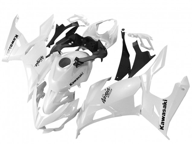Preisgünstige Kawasaki Ninja 400 Motorrad Verkleidung 2018-2024 - Glanzendes Weiss