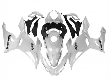 Preisgünstige Kawasaki Ninja 400 Motorrad Verkleidung 2018-2024 - Glanzendes Weiss