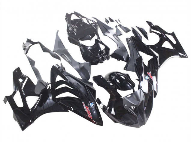 Preisgünstige BMW S1000RR Motorrad Verkleidung 2009-2014 - Glanzendes Schwarz