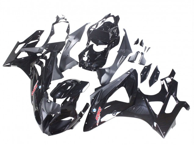Preisgünstige BMW S1000RR Motorrad Verkleidung 2009-2014 - Glanzendes Schwarz