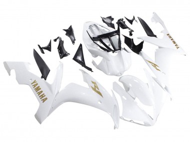 Preisgünstige Yamaha YZF 1000 R1 Motorrad Verkleidung 2004-2006 - Weiss Gold Aufkleber