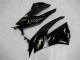 Preisgünstige Kawasaki ZX6R Motorrad Verkleidung 2009-2012 - Glanzendes Schwarz Gold Ninja