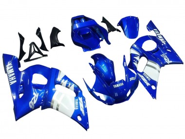 Preisgünstige Yamaha YZF 600 R6 Motorrad Verkleidung 1998-2002 - Blau Weiss