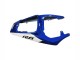 Preisgünstige Yamaha YZF R6 Motorrad Verkleidung 2003-2004 - Blau Weiss Glanzendes Schwarz Yamalube