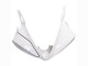 Preisgünstige Yamaha YZF R6 Motorrad Verkleidung 2003-2004 - Weiss Glanzendes Schwarz