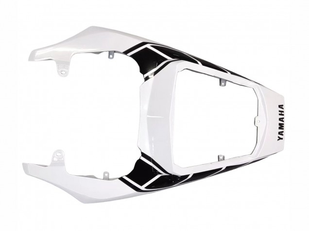 Preisgünstige Yamaha YZF R6 Motorrad Verkleidung 2003-2004 - Weiss Glanzendes Schwarz