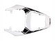 Preisgünstige Yamaha YZF R6 Motorrad Verkleidung 2003-2004 - Weiss Glanzendes Schwarz