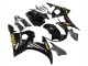 Preisgünstige Yamaha YZF R6 Motorrad Verkleidung 2003-2004 - Glanzendes Schwarz Gold Aufkleber