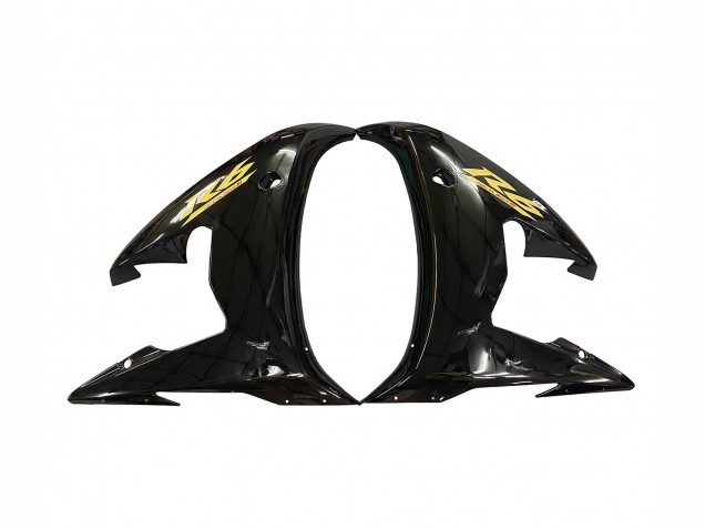 Preisgünstige Yamaha YZF R6 Motorrad Verkleidung 2003-2004 - Glanzendes Schwarz Gold Aufkleber