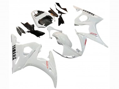 Preisgünstige Yamaha YZF R6 Motorrad Verkleidung 2003-2004 - Weiss