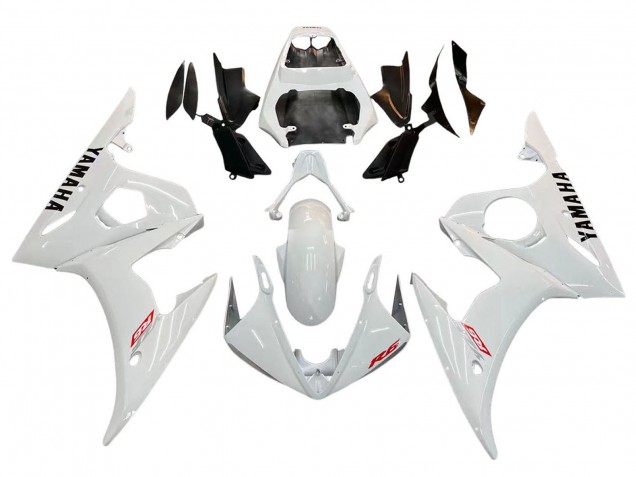 Preisgünstige Yamaha YZF R6 Motorrad Verkleidung 2003-2004 - Weiss