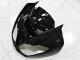 Preisgünstige Kawasaki ZX6R Motorrad Verkleidung 2009-2012 - Glanzendes Schwarz Weiss Ninja