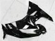 Preisgünstige Kawasaki ZX6R Motorrad Verkleidung 2009-2012 - Glanzendes Schwarz Weiss Ninja