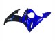 Preisgünstige Yamaha YZF R6S Motorrad Verkleidung 2006-2009 - Blau Glanzendes Schwarz