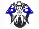 Preisgünstige Yamaha YZF R6S Motorrad Verkleidung 2006-2009 - Blau Glanzendes Schwarz