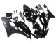 Preisgünstige Yamaha YZF 600 R6 Motorrad Verkleidung 2006-2007 - Glanzendes Schwarz Matt Schwarz