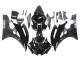 Preisgünstige Yamaha YZF 600 R6 Motorrad Verkleidung 2006-2007 - Glanzendes Schwarz Matt Schwarz