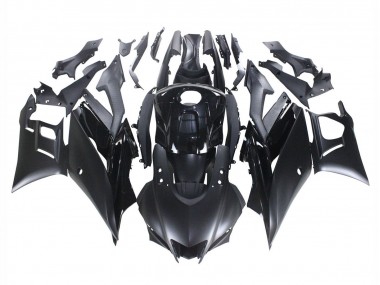 Preisgünstige Yamaha YZF R3/R25 Motorrad Verkleidung 2022-2024 - Matt Schwarz