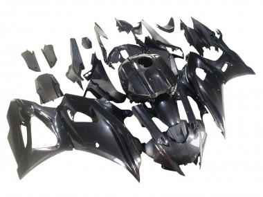 Preisgünstige Yamaha YZF R7 Motorrad Verkleidung 2021-2024 - Schwarze Carbonfaser