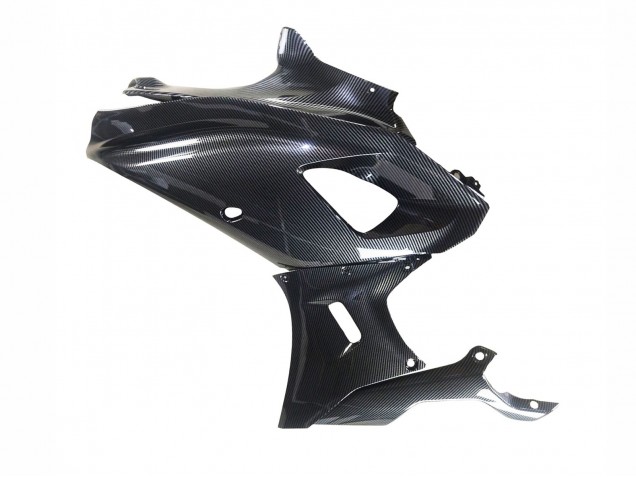 Preisgünstige Yamaha YZF R7 Motorrad Verkleidung 2021-2024 - Schwarze Carbonfaser