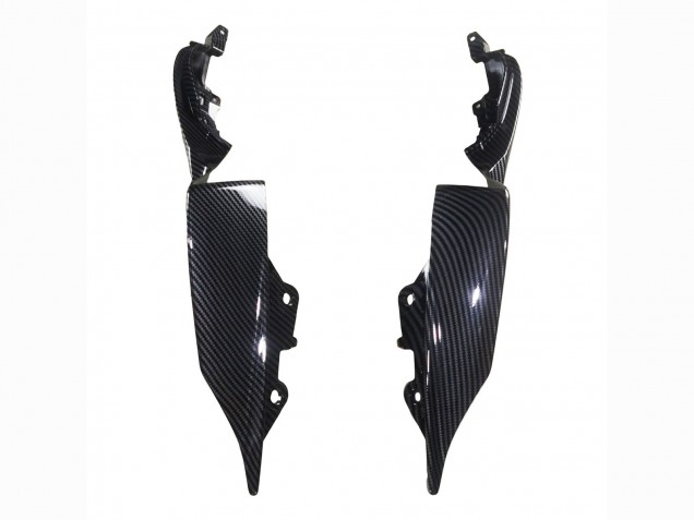 Preisgünstige Yamaha YZF R7 Motorrad Verkleidung 2021-2024 - Schwarze Carbonfaser