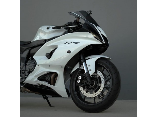 Preisgünstige Yamaha YZF R7 Motorrad Verkleidung 2021-2024 - Glanzendes Weiss