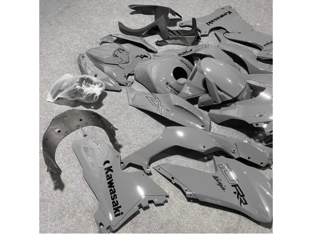 Preisgünstige Kawasaki ZX10R Motorrad Verkleidung 2021-2025 - Grau Ninja