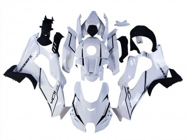 Preisgünstige Kawasaki ZX10R Motorrad Verkleidung 2021-2025 - Weiss Schwarz