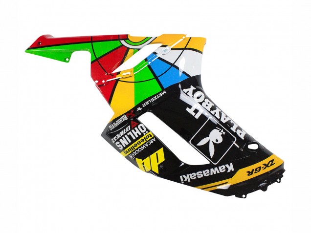 Preisgünstige Kawasaki ZX6R Motorrad Verkleidung 2007-2008 - Bunt Playboy 223