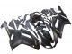 Preisgünstige Kawasaki ZX6R Motorrad Verkleidung 2007-2008 - Matt Schwarz mit Gelb Logo Ninja
