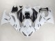 Preisgünstige Kawasaki ZX6R Motorrad Verkleidung 2009-2012 - Weiss Schwarz Ninja