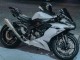 Preisgünstige Kawasaki ZX6R Motorrad Verkleidung 2019-2022 - Weiss Schwarz Carbonfaser