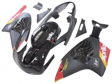 Preisgünstige Aprilia RS125 Motorrad Verkleidung 2000-2005 - Schwarz Rot Gelb