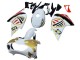 Preisgünstige Aprilia RS125 Motorrad Verkleidung 2000-2005 - Weiss Gelb Rot
