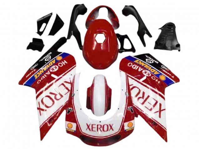 Preisgünstige Aprilia RS125 Motorrad Verkleidung 2000-2005 - Weiss Rot Gelb Blau Xerox