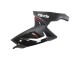 Preisgünstige Aprilia RS125 Motorrad Verkleidung 2006-2011 - Glanzendes Schwarz Rot Weiss Aufkleber