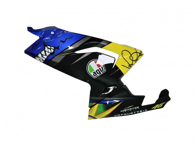 Preisgünstige Aprilia RS125 Motorrad Verkleidung 2006-2011 - Blau Gelb Schwarz Hai