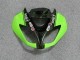 Preisgünstige Kawasaki ZX6R Motorrad Verkleidung 2009-2012 - Grun Glanzendes Schwarz Elf Touch4 Bridgestone