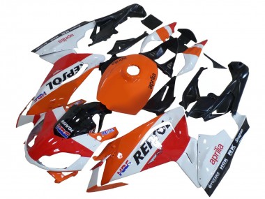 Preisgünstige Aprilia RS125 Motorrad Verkleidung 2006-2011 - Weiss Orange Rot Repsol