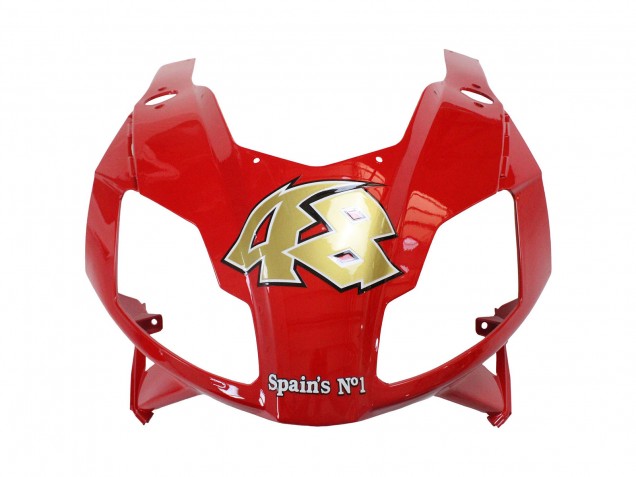 Preisgünstige Aprilia RS125 Motorrad Verkleidung 2006-2011 - Rot Weiss Gelb Schwarz