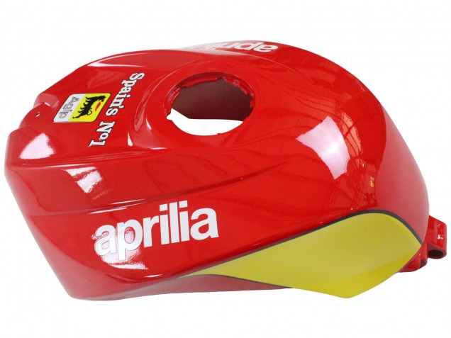 Preisgünstige Aprilia RS125 Motorrad Verkleidung 2006-2011 - Rot Weiss Gelb Schwarz