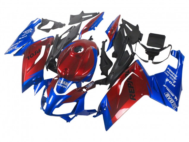 Preisgünstige Aprilia RS125 Motorrad Verkleidung 2006-2011 - Blau Rot