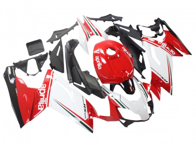 Preisgünstige Aprilia RS125 Motorrad Verkleidung 2006-2011 - Weiss Rot Schwarz