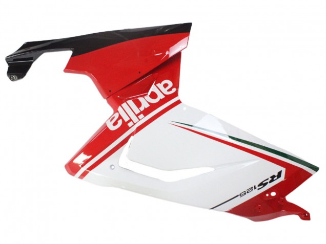 Preisgünstige Aprilia RS125 Motorrad Verkleidung 2006-2011 - Weiss Rot Schwarz