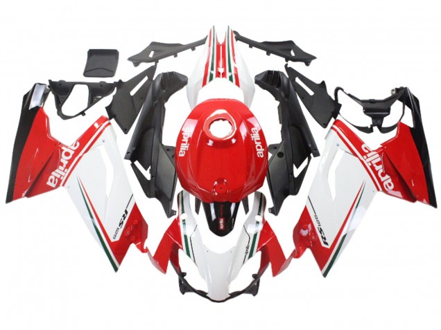 Preisgünstige Aprilia RS125 Motorrad Verkleidung 2006-2011 - Weiss Rot Schwarz