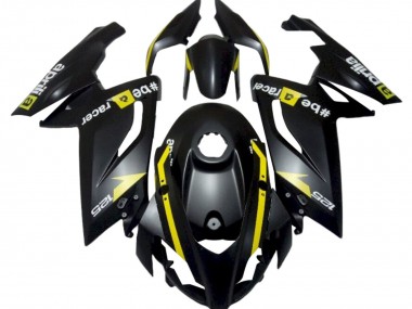 Preisgünstige Aprilia RS125 Motorrad Verkleidung 2006-2011 - Matt Schwarz Gelb