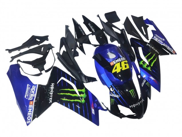 Preisgünstige Aprilia RS125 Motorrad Verkleidung 2006-2011 - Blau Schwarz Grun Monster 46